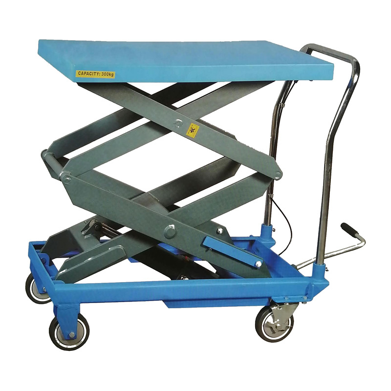 Mesa Transportadora de Doble Tijera, foto de producto sobre fondo blanco